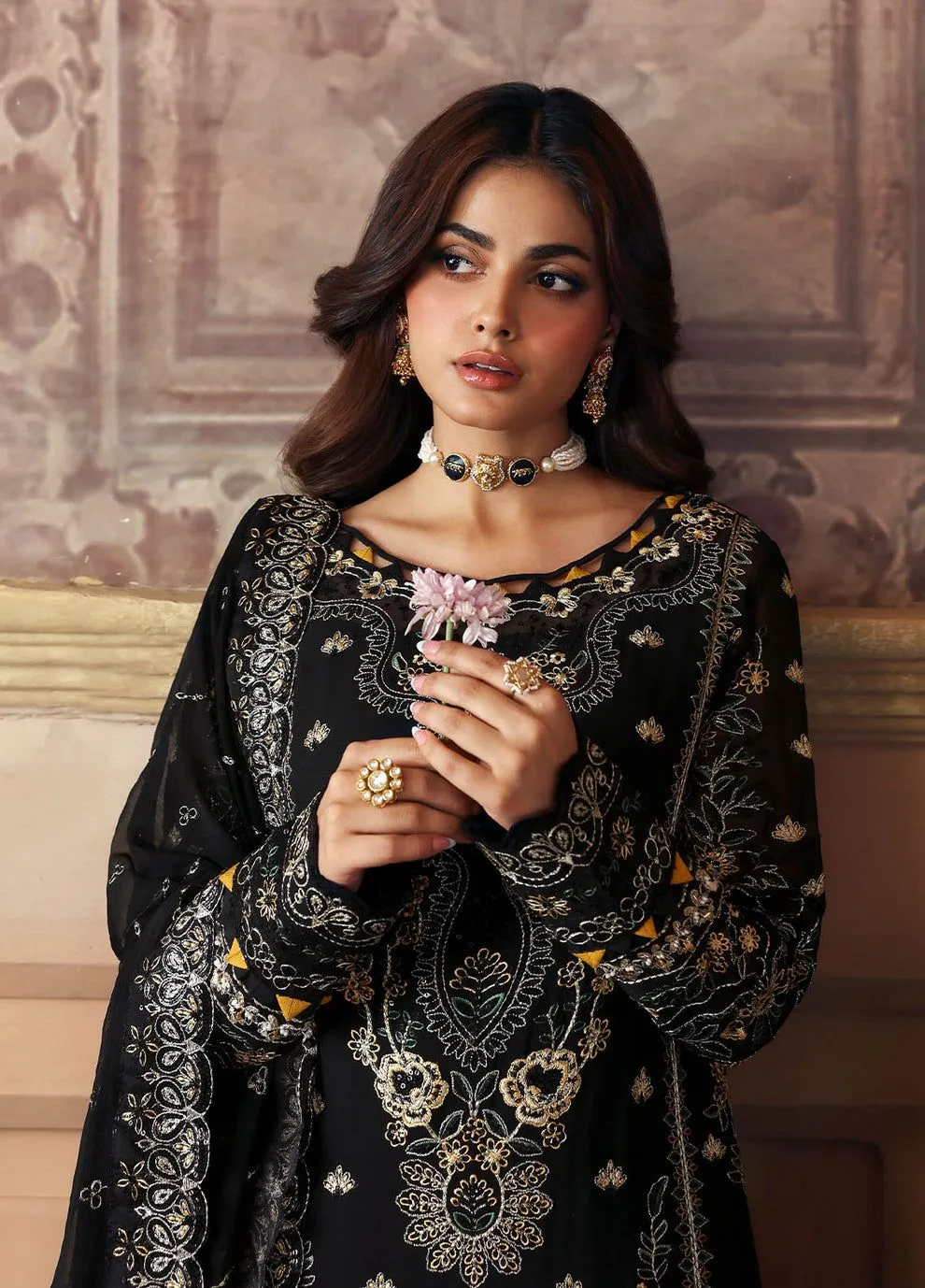 GULAAL EVAYNA EMBROIDERED CHIFFON DEENAH D-32
