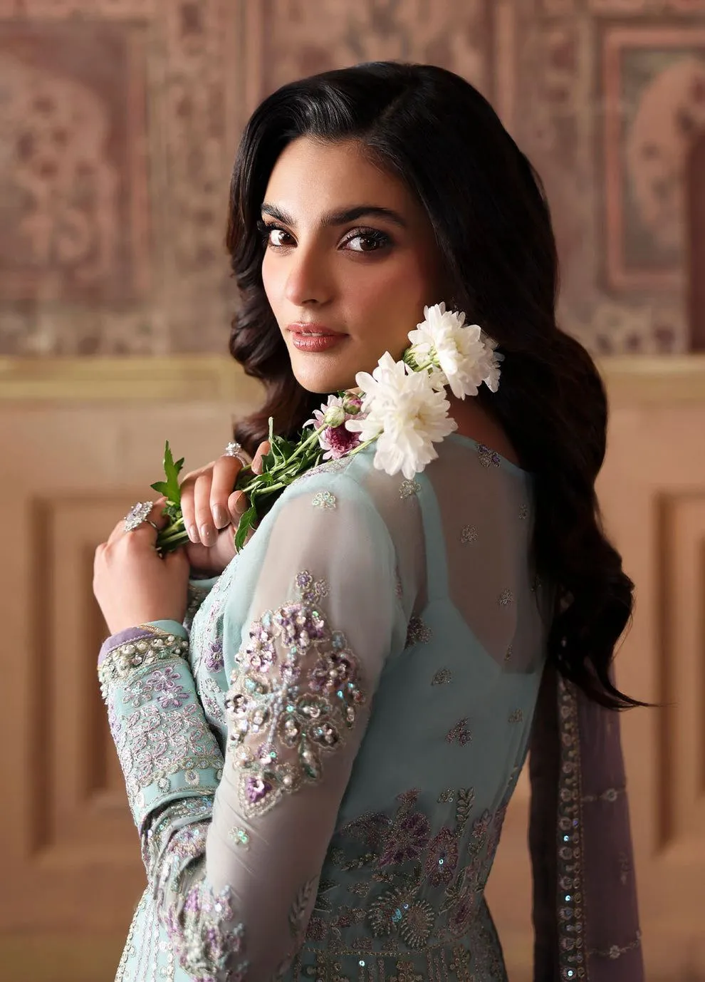 GULAAL EVAYNA EMBROIDERED CHIFFON DELINA D-31