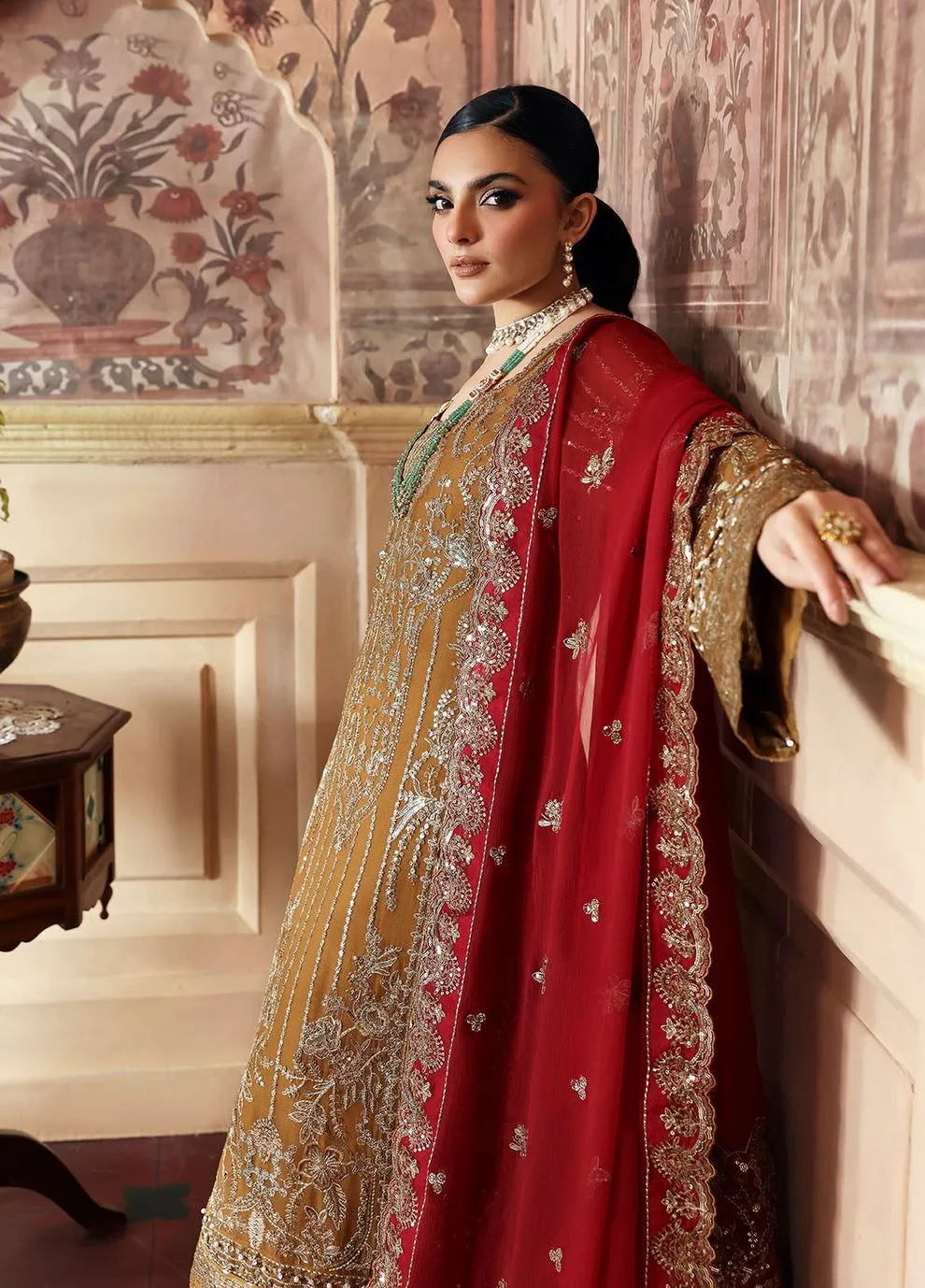 GULAAL EVAYNA EMBROIDERED CHIFFON DINARA D-34