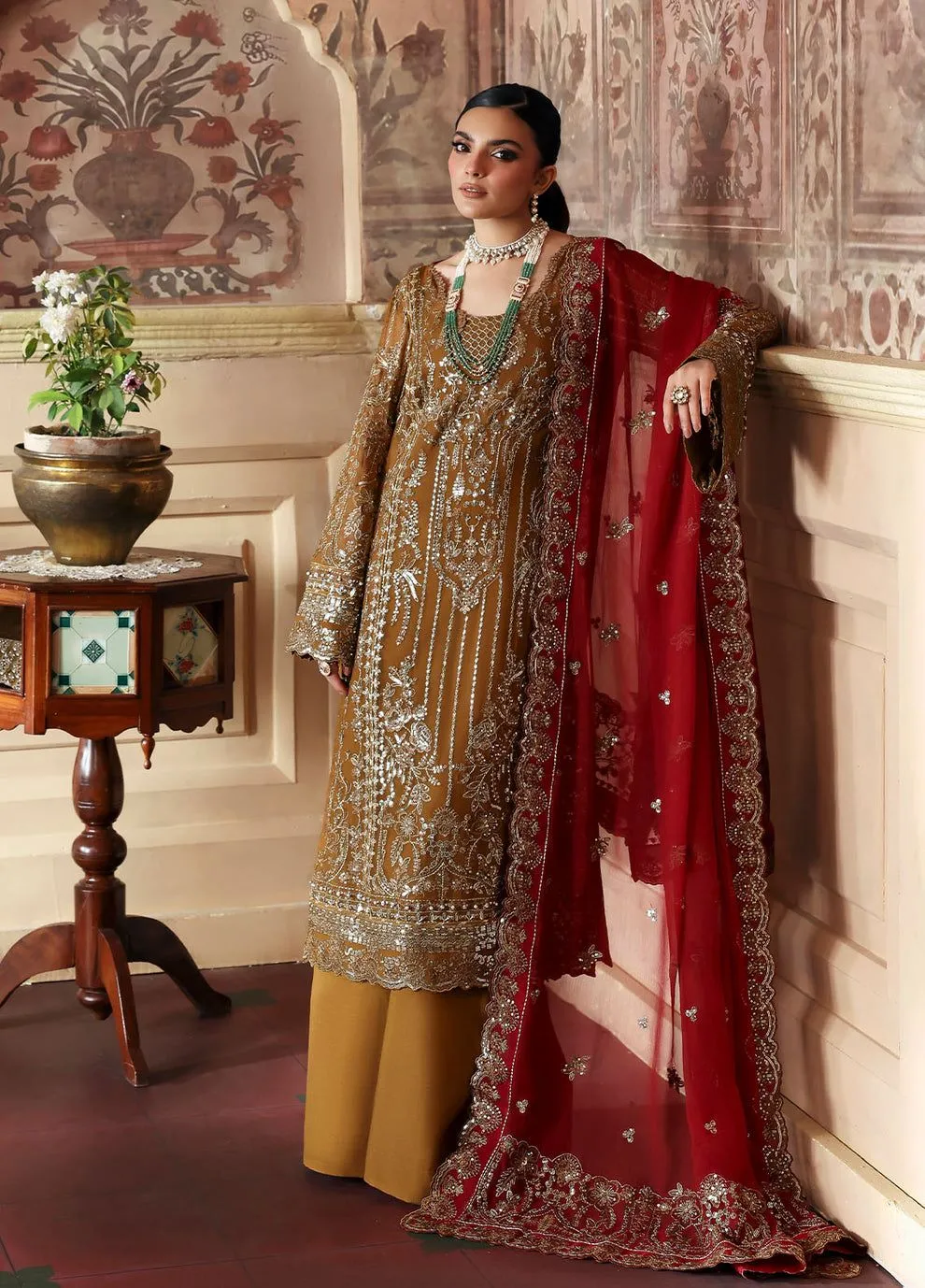 GULAAL EVAYNA EMBROIDERED CHIFFON DINARA D-34