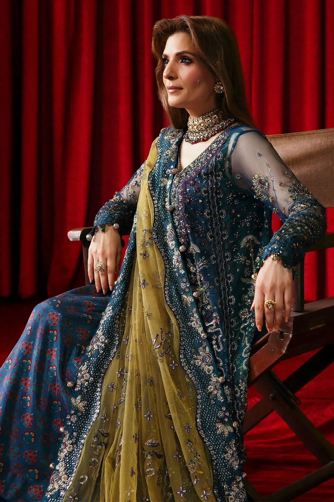 NUREH Jhoomro Unstitched NL-84 Resham
