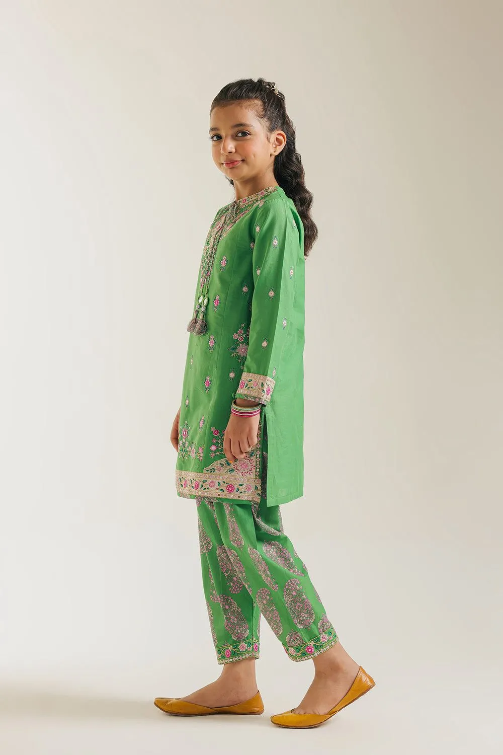 ETHNC KIDS EMBROIDERED SUIT