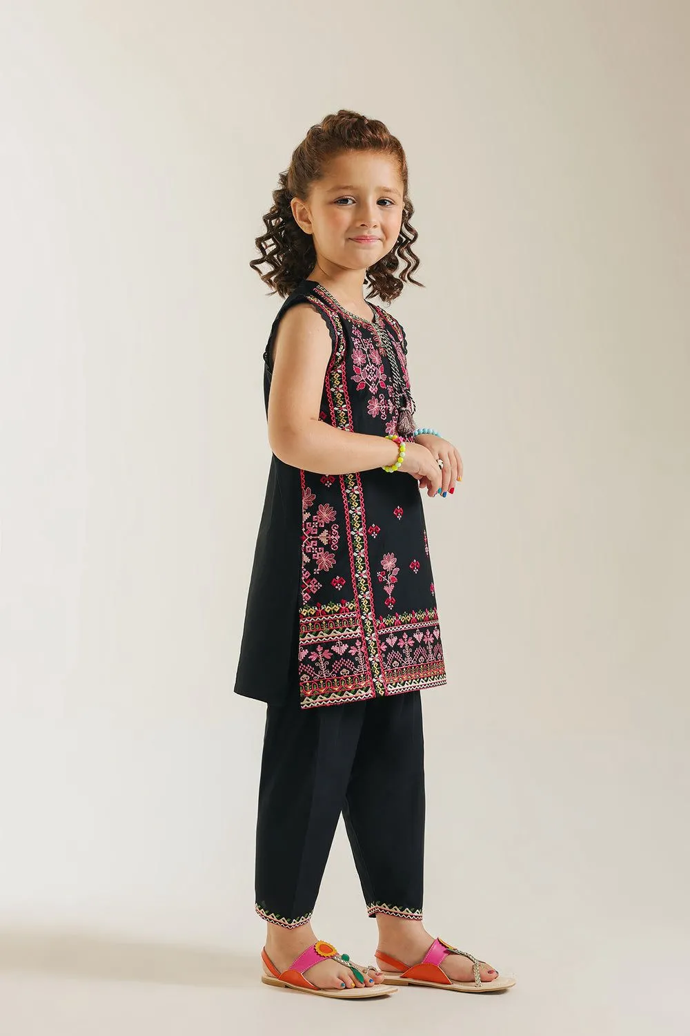 ETHNC KIDS EMBROIDERED SUIT