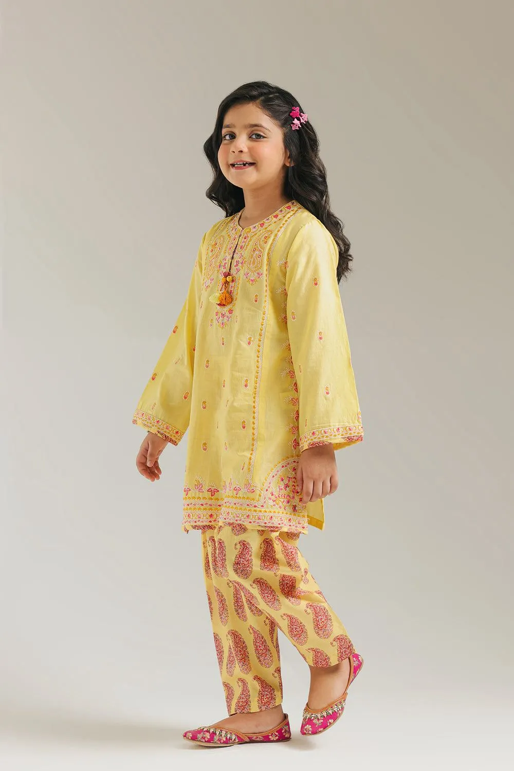 ETHNC KIDS EMBROIDERED SUIT