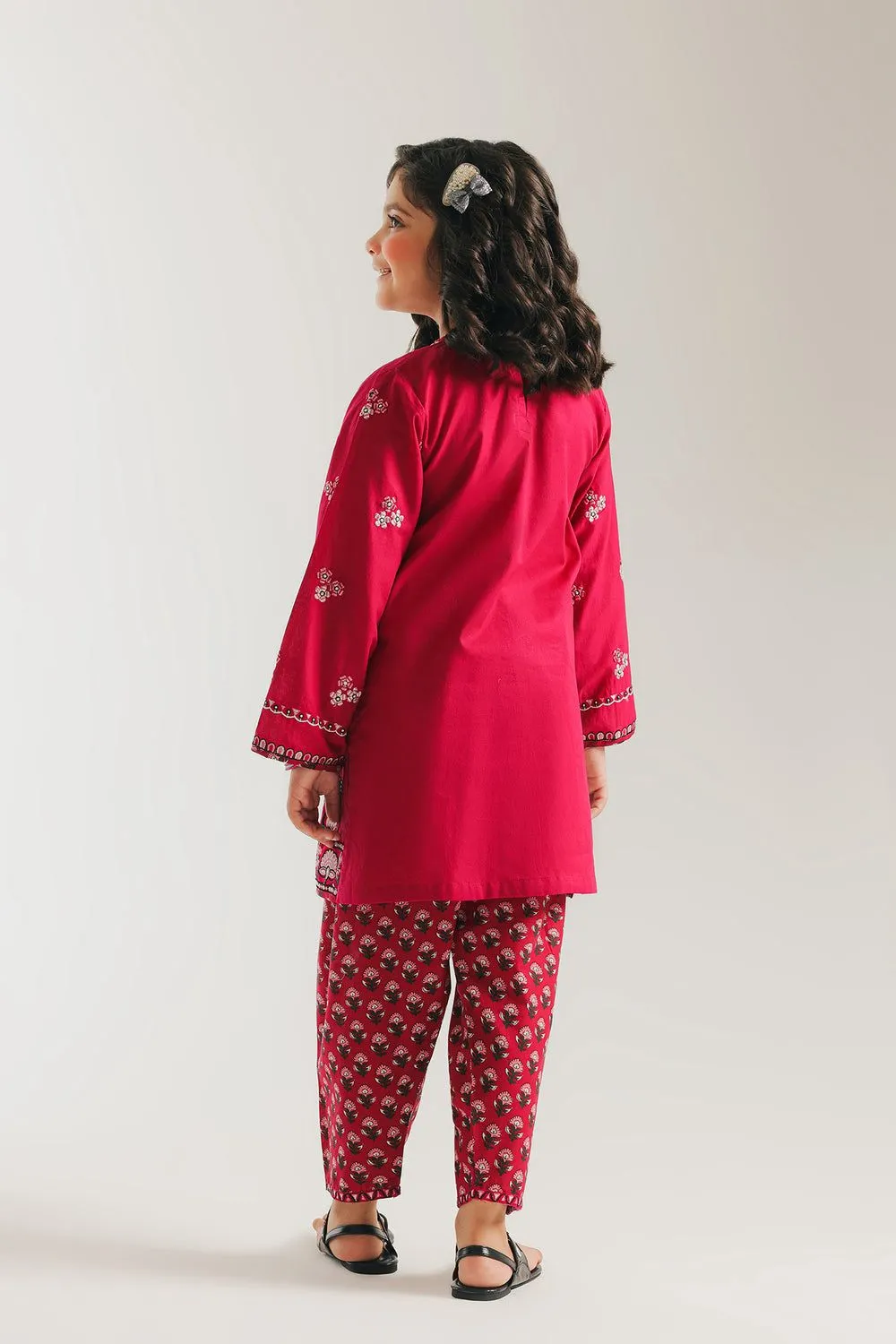 ETHNC KIDS EMBROIDERED SUIT