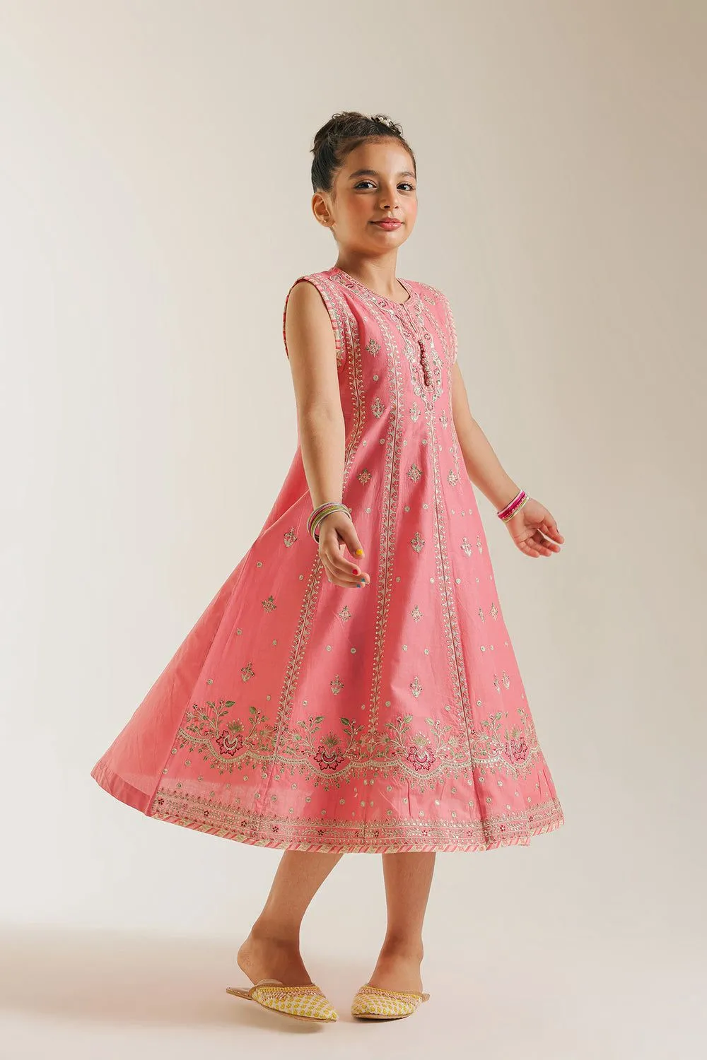 ETHNC KIDS EMBROIDERED PISHWAS