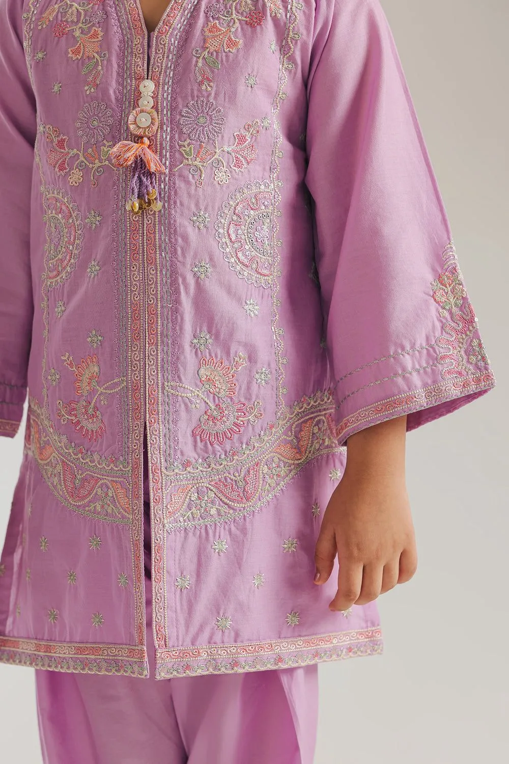 ETHNC KIDS EMBROIDERED SUIT