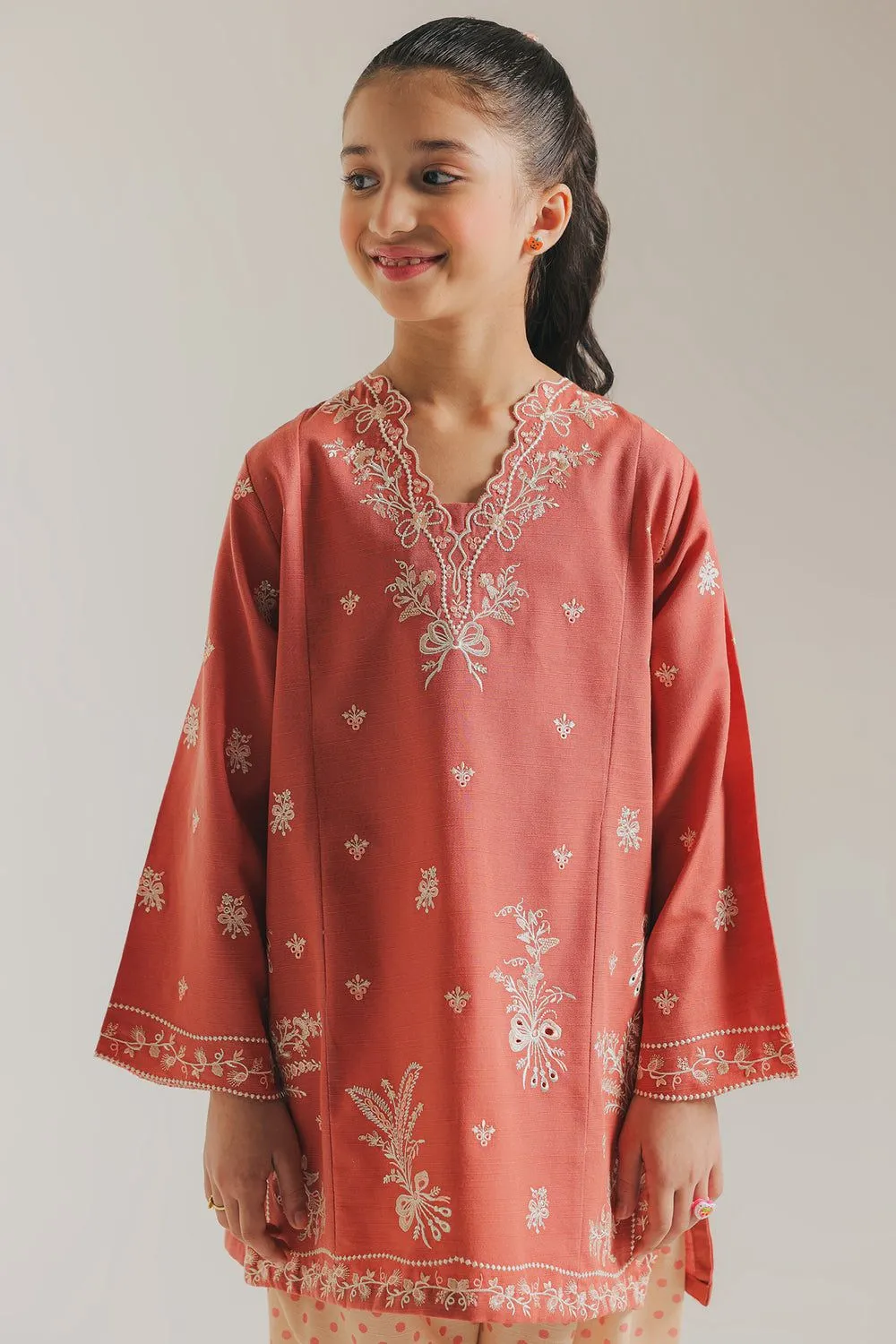ETHNC KIDS EMBROIDERED SUIT