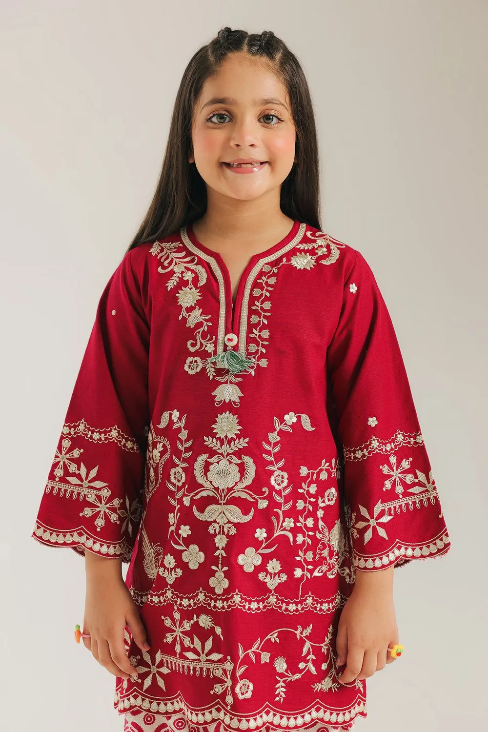 ETHNC KIDS EMBROIDERED SUIT