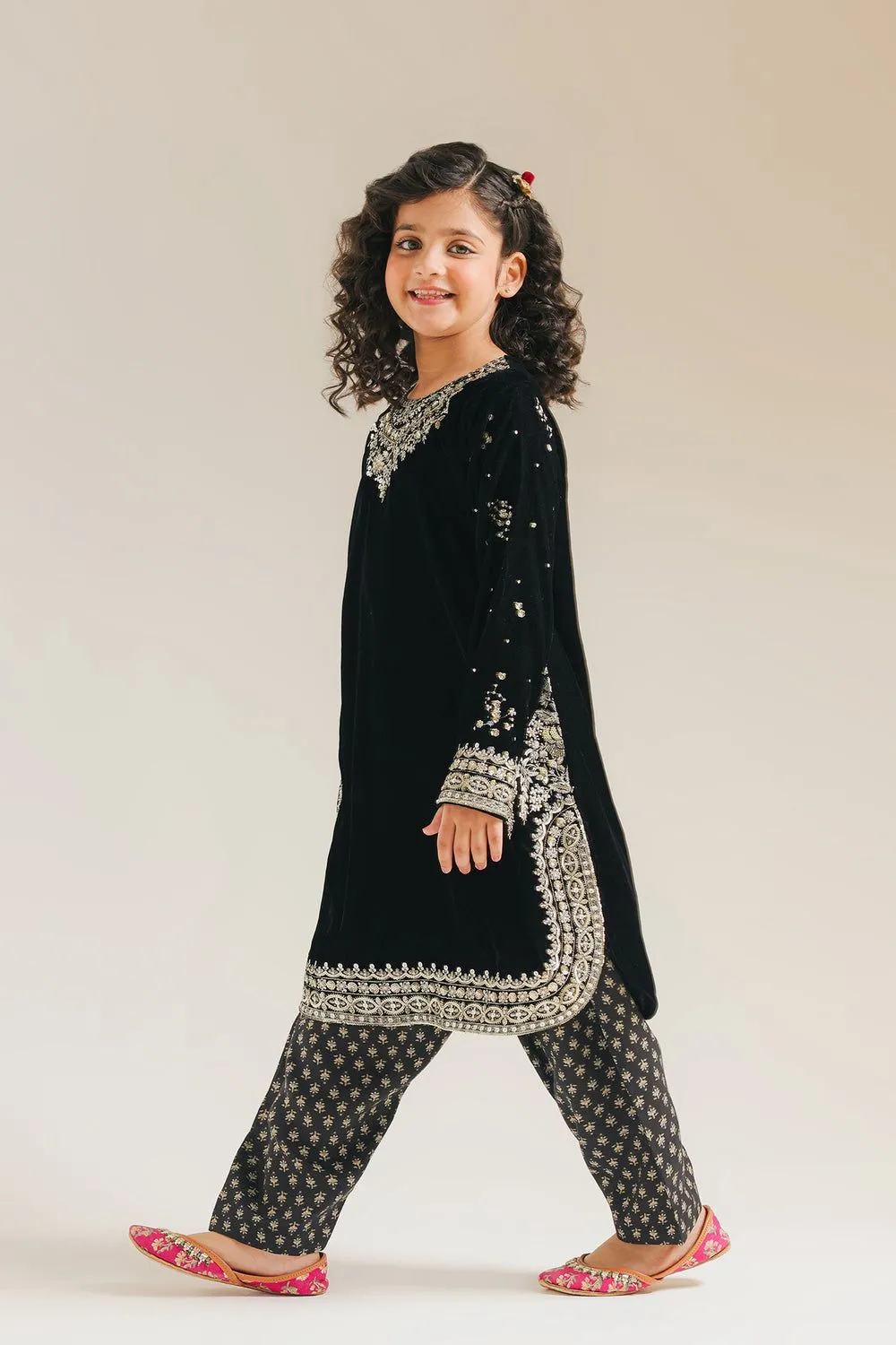 ETHNC KIDS EMBROIDERED SUIT
