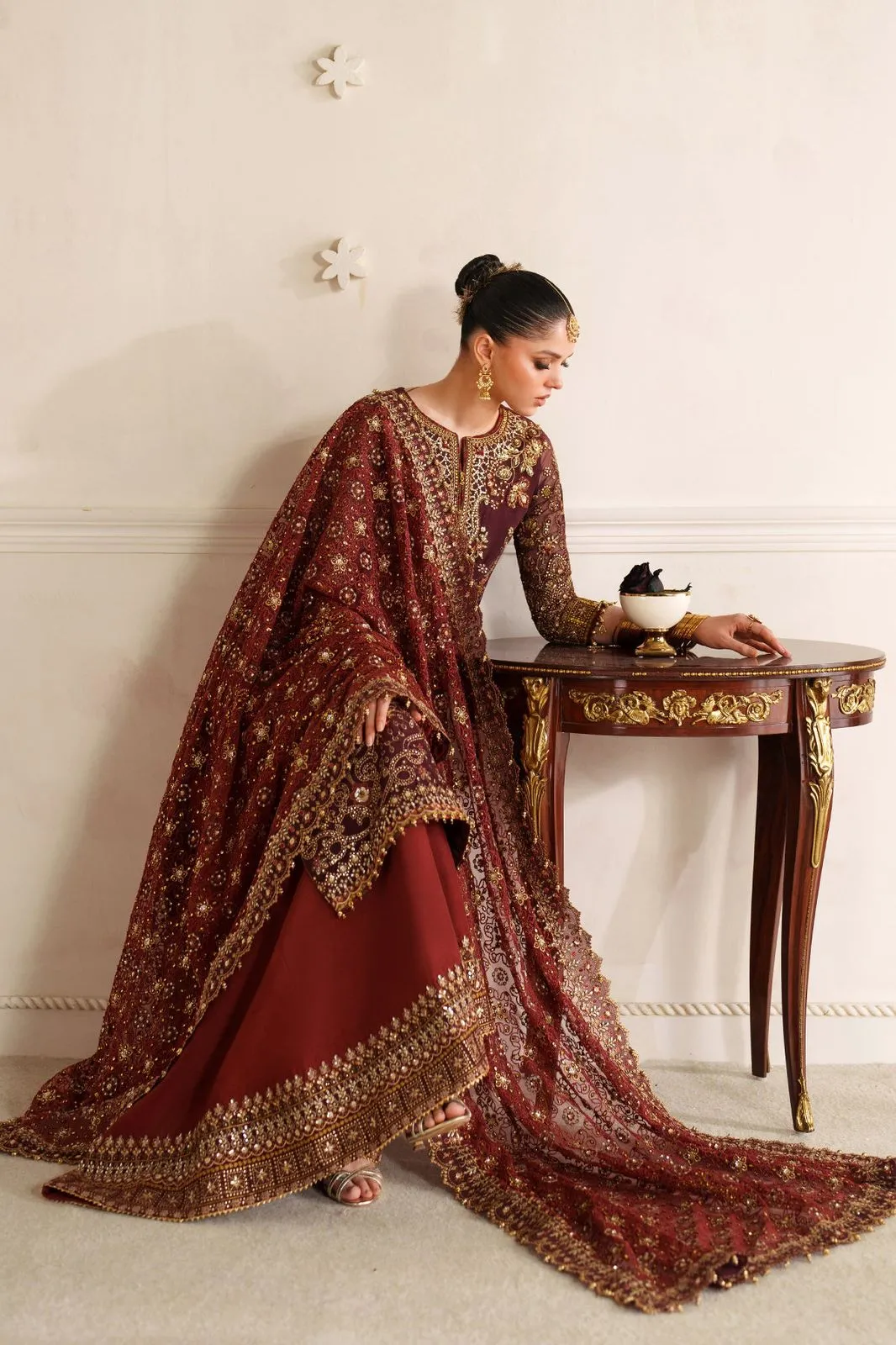 BAROQUE STITCHED EMBROIDERED CHIFFON CH14-07