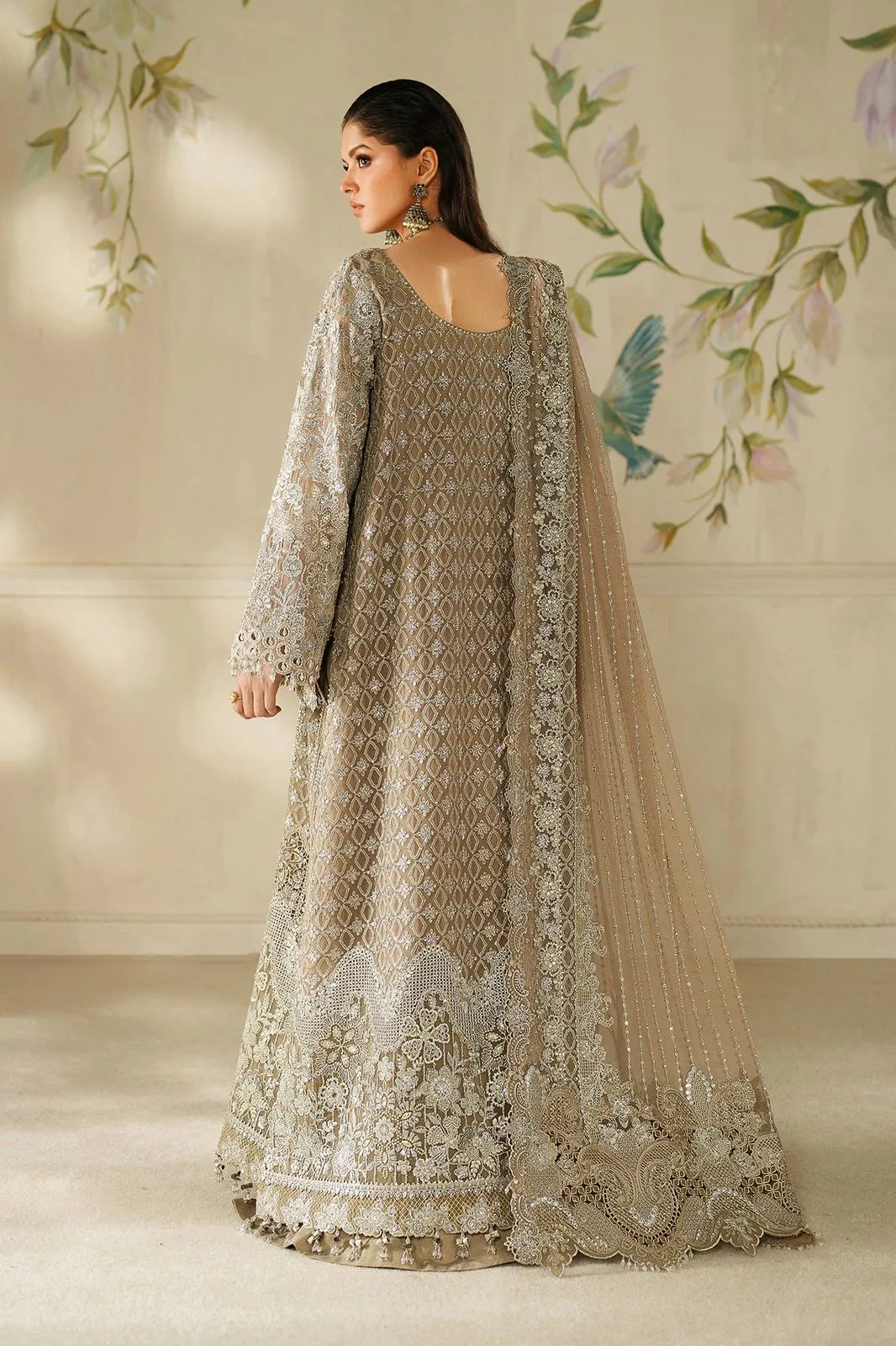 BAROQUE STITCHED EMBROIDERED CHIFFON CH14-08 