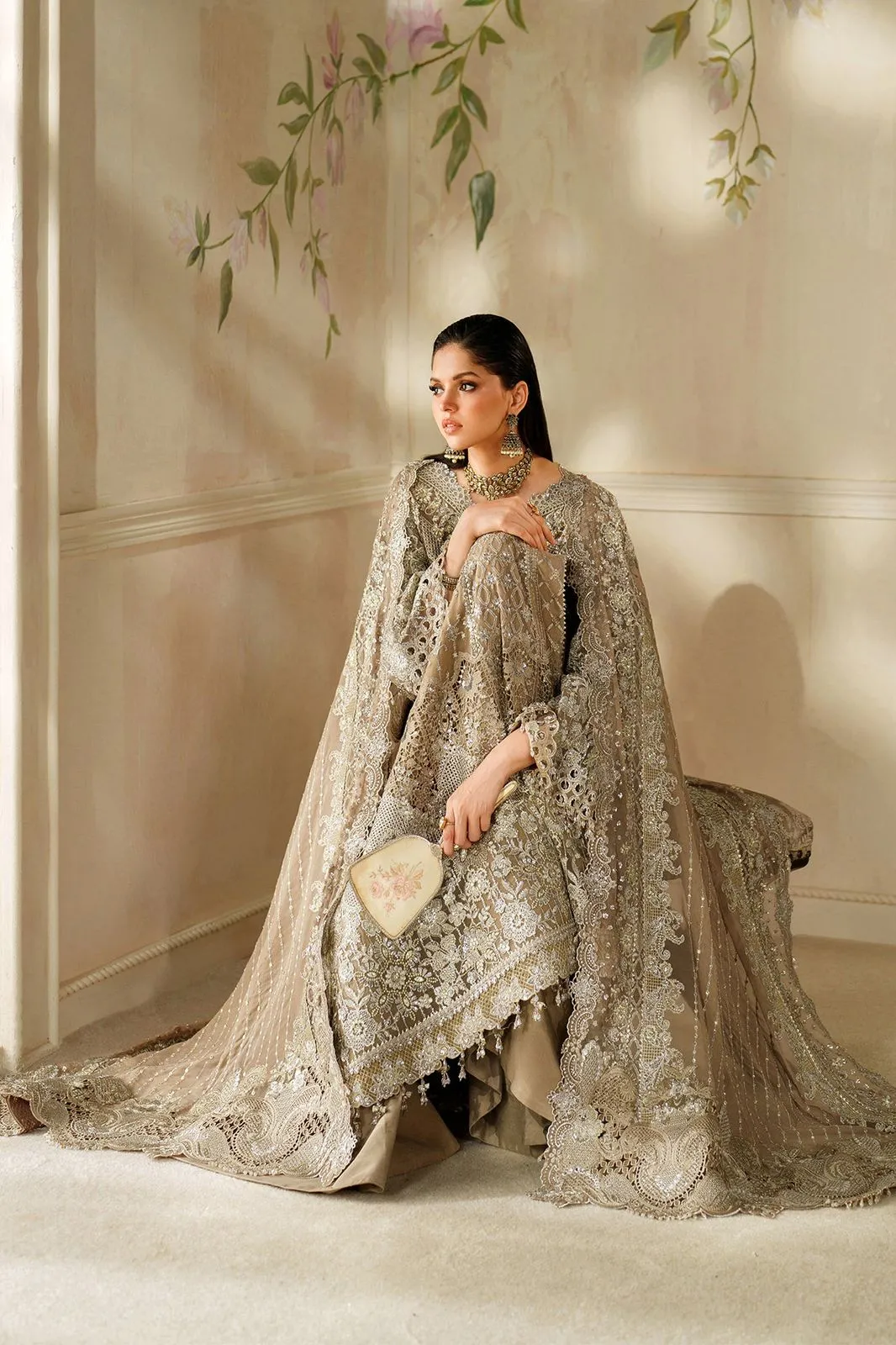BAROQUE STITCHED EMBROIDERED CHIFFON CH14-08 