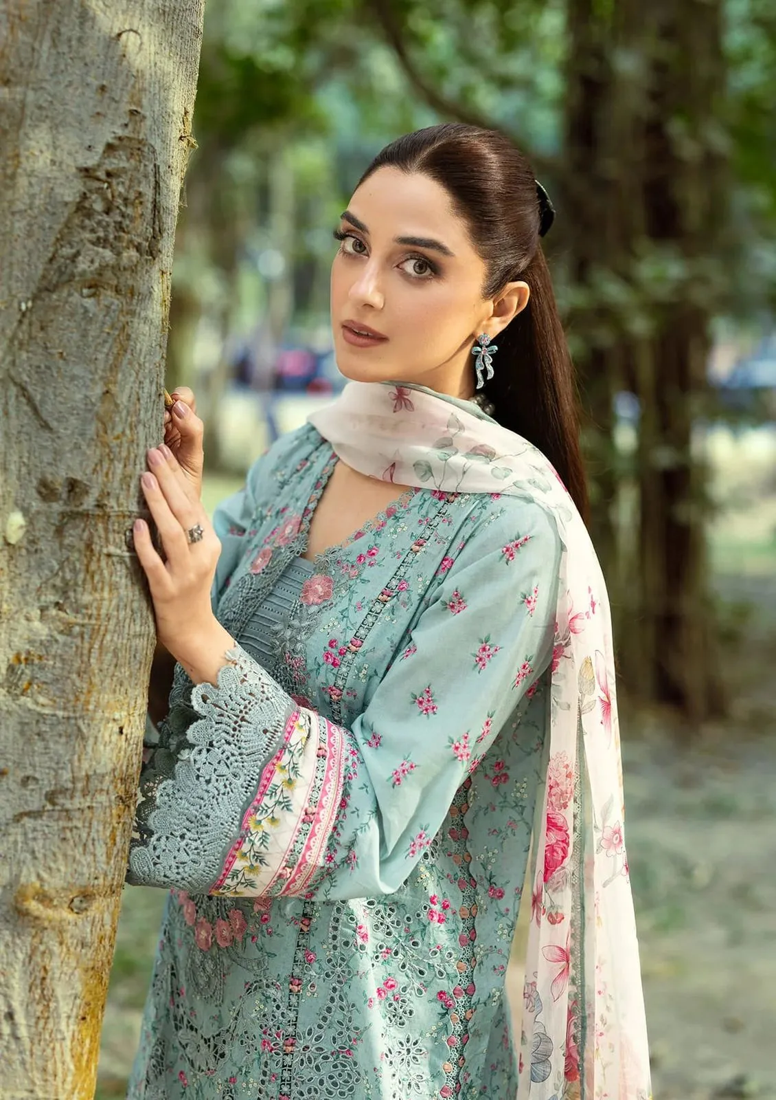 ELAF CHICKENKARI PRINT -26