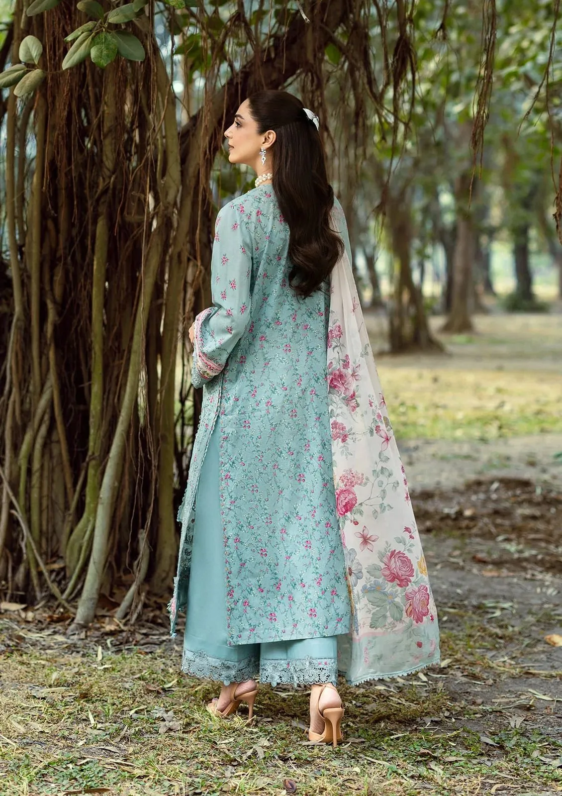 ELAF CHICKENKARI PRINT -26
