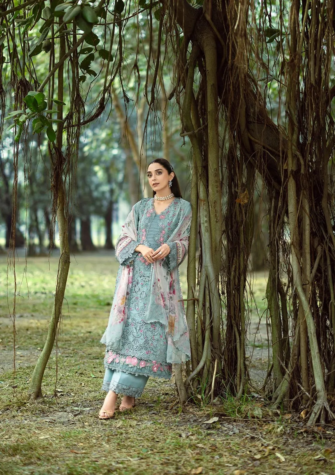 ELAF CHICKENKARI PRINT -26
