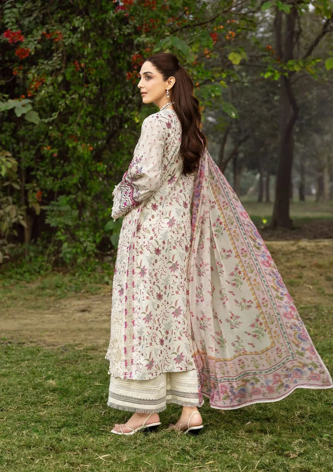 ELAF CHICKENKARI PRINT -26