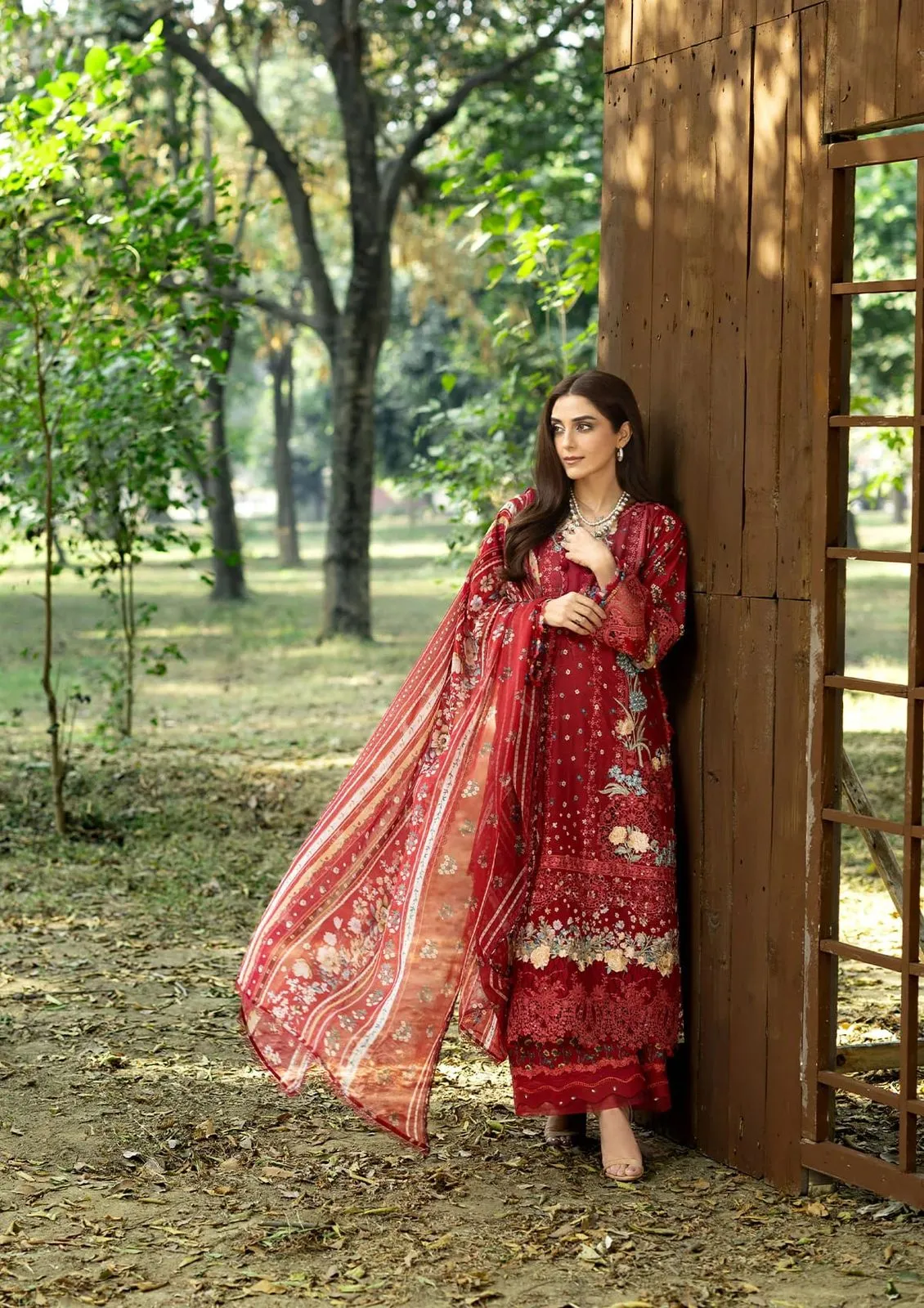 ELAF CHICKENKARI PRINT -26