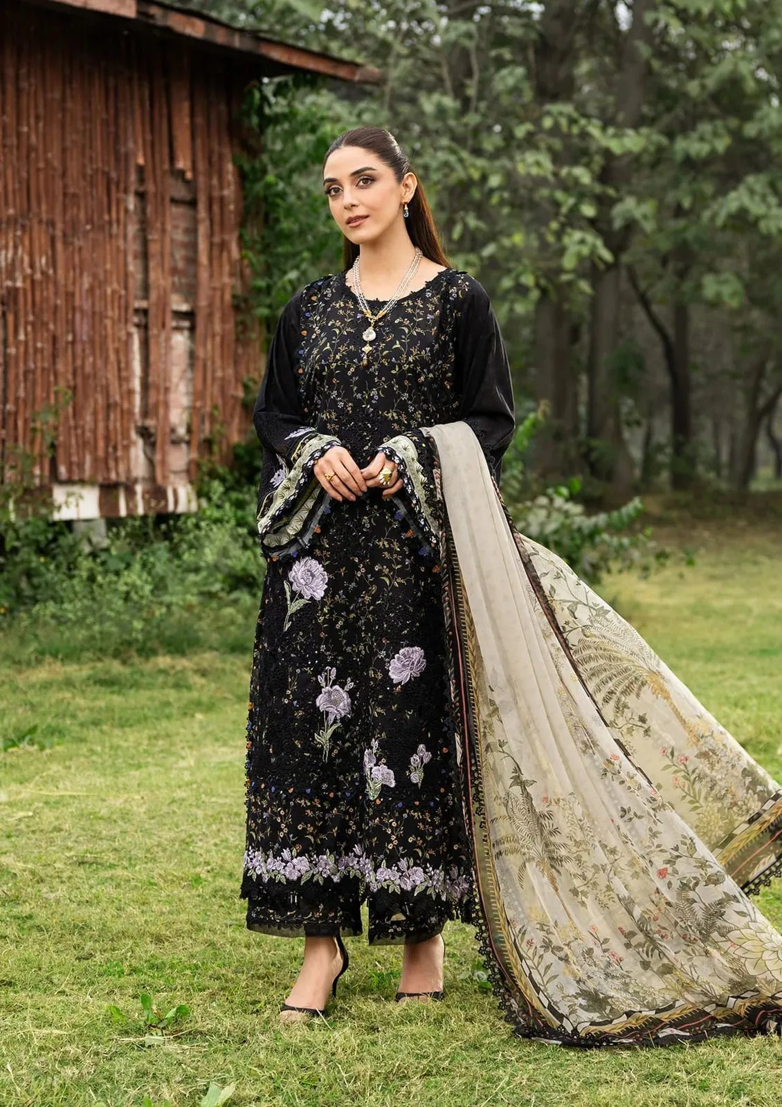 ELAF CHICKENKARI PRINT -26