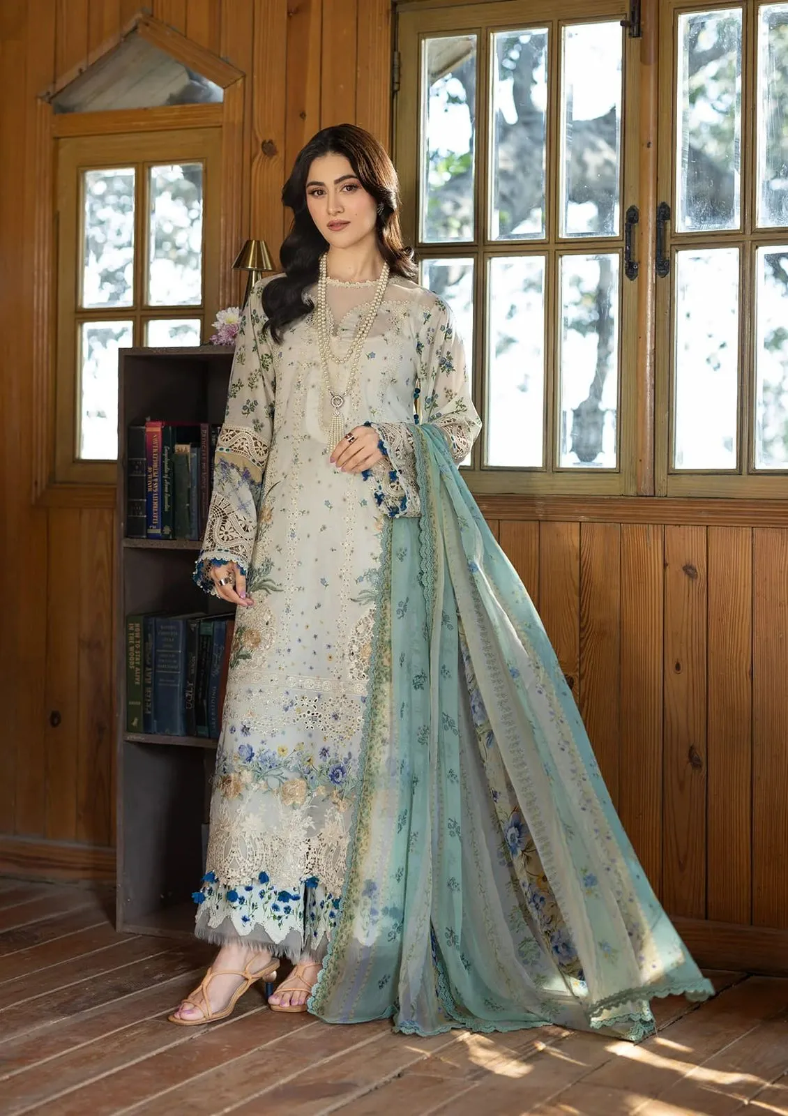 ELAF CHICKENKARI PRINT -26