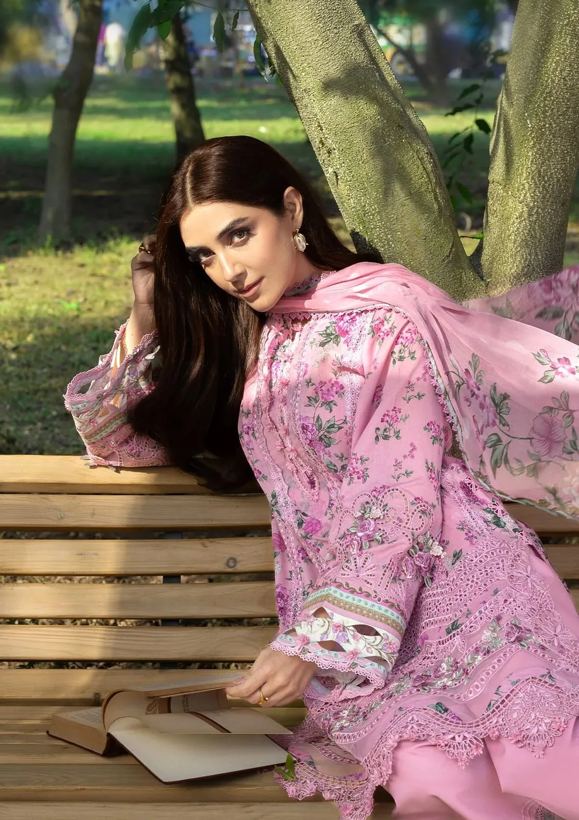 ELAF CHICKENKARI PRINT -26