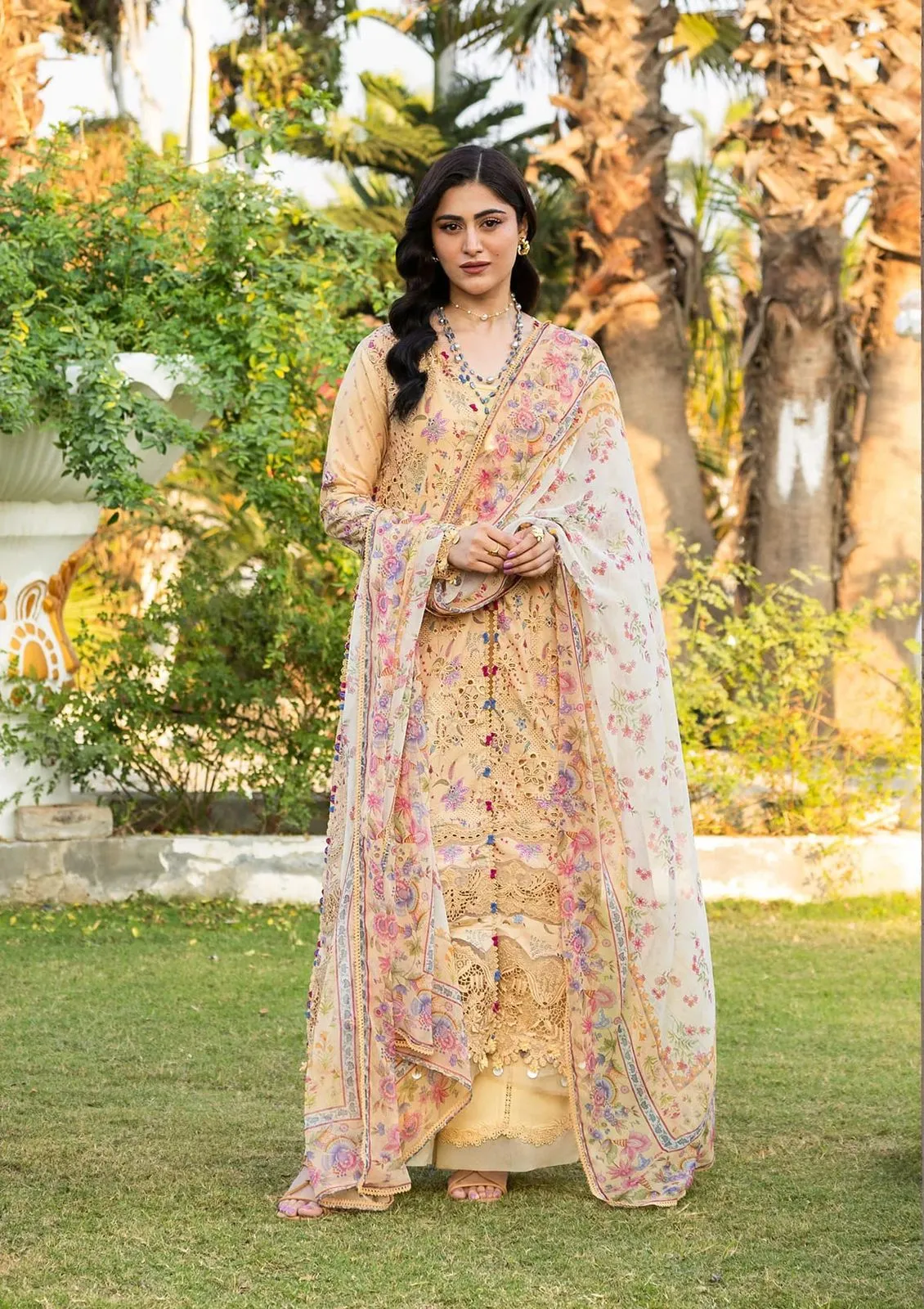 ELAF CHICKENKARI PRINT -26