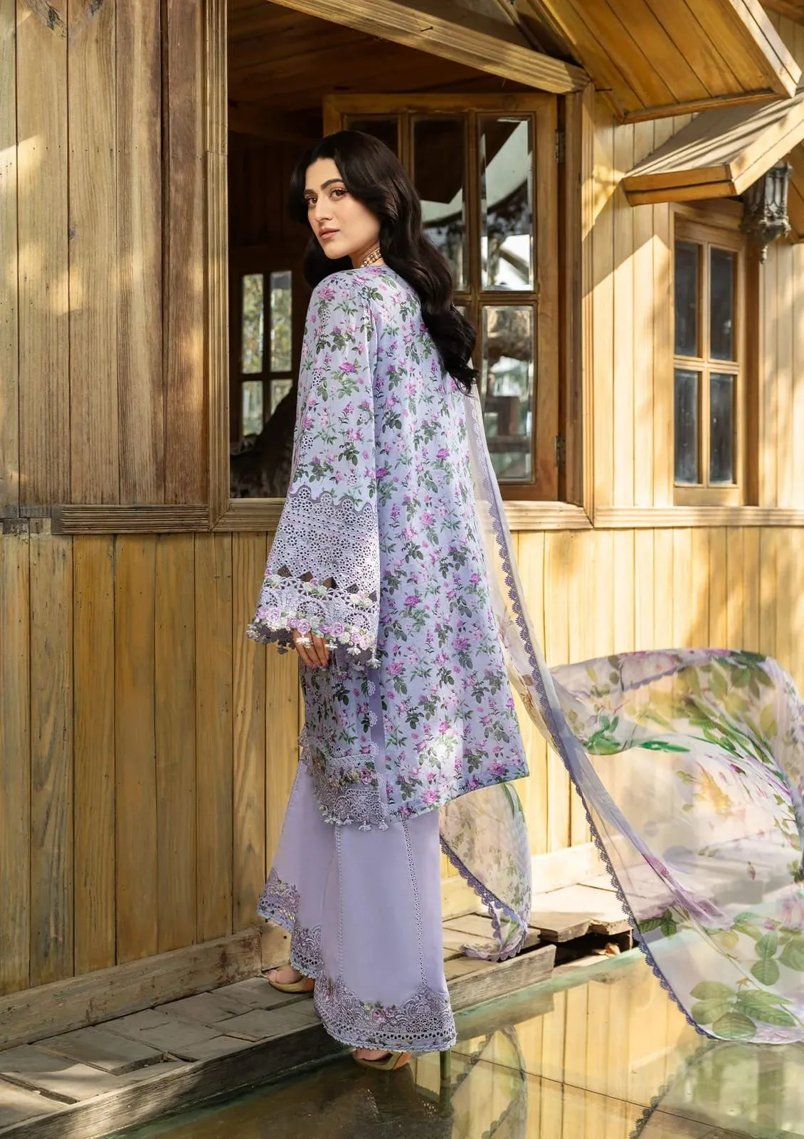 ELAF CHICKENKARI PRINT -26