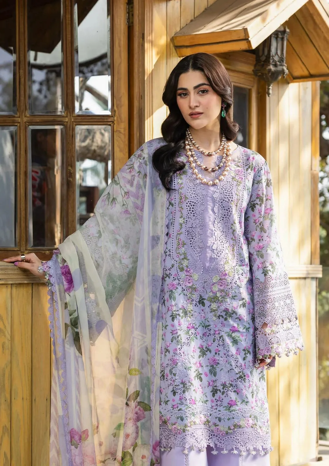 ELAF CHICKENKARI PRINT -26