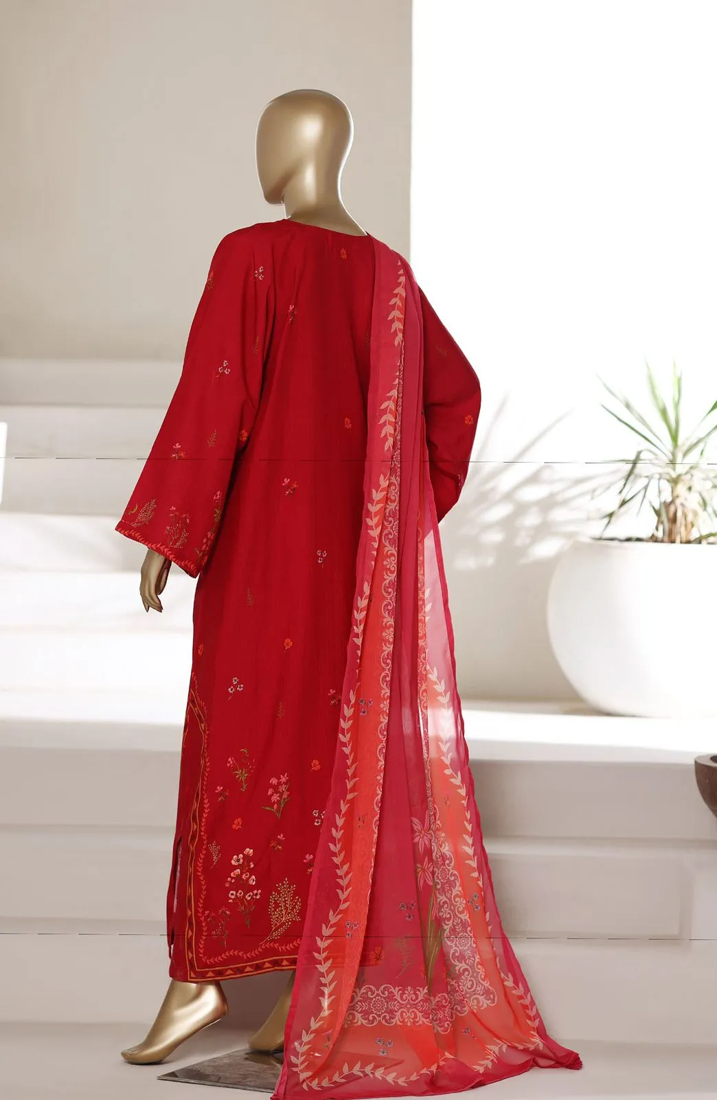 Sadabahar Printed Stitched Kaftaan