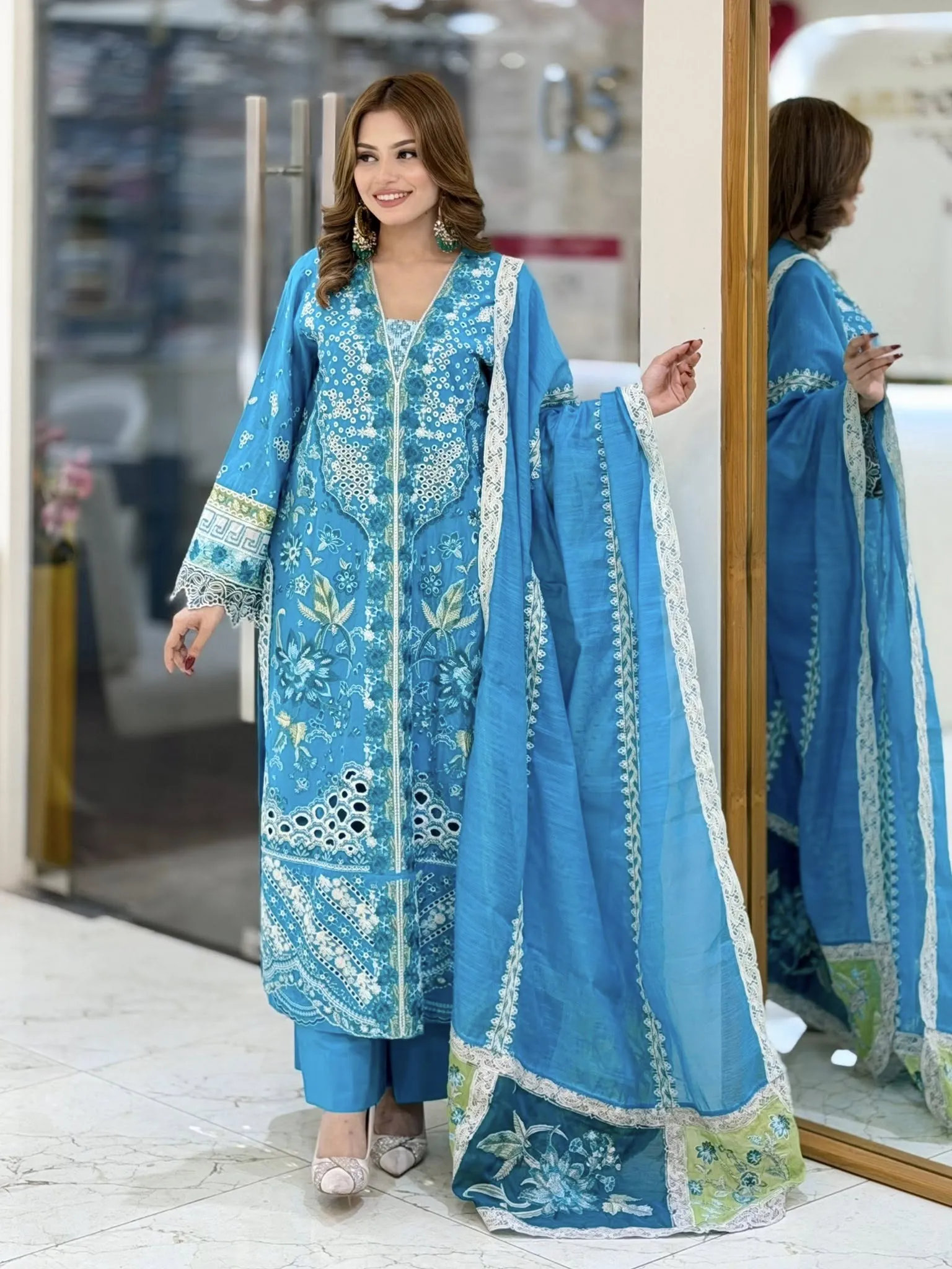 BIN ILYAS Mashriq La-Donna stitched