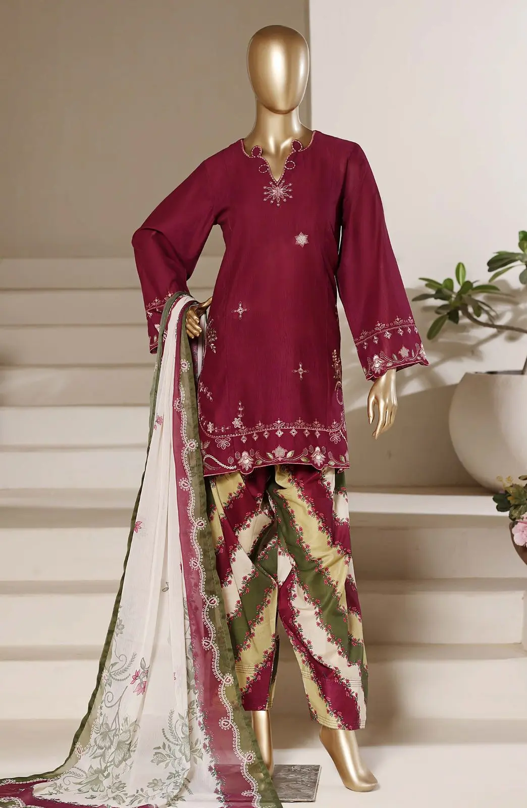 SADABAHAR Eclair Embroidery