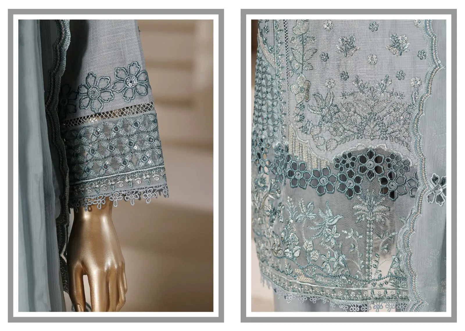 SADABAHAR Luxury Embroidered Festive