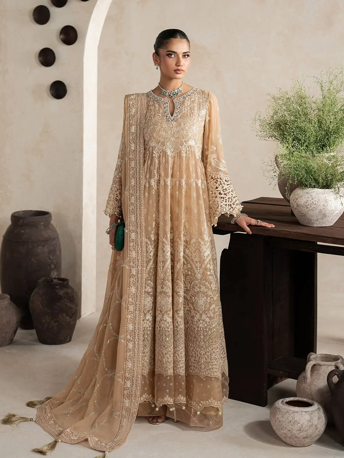 GULAAL Embroidered Chiffon
