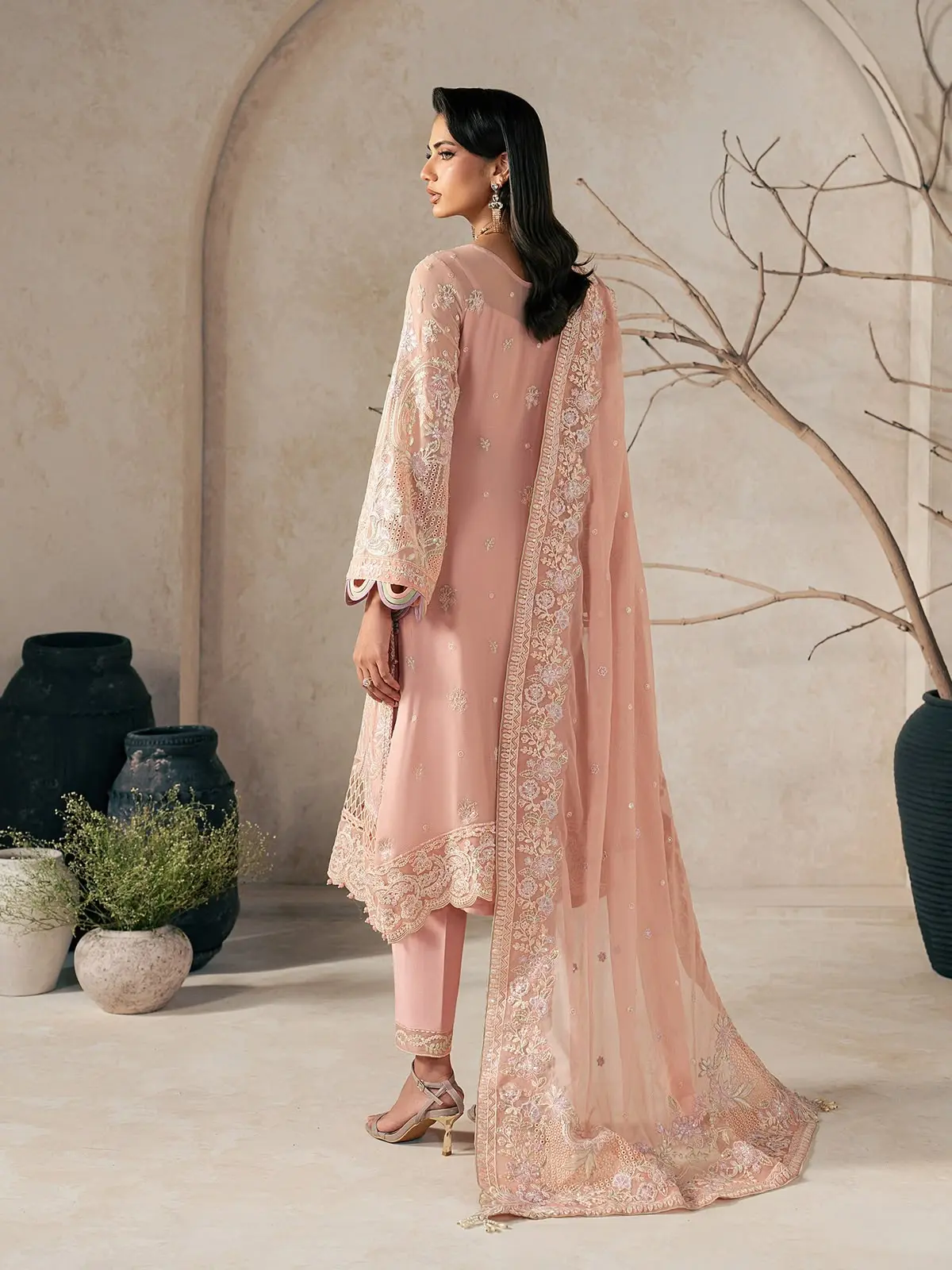 GULAAL Embroidered Chiffon