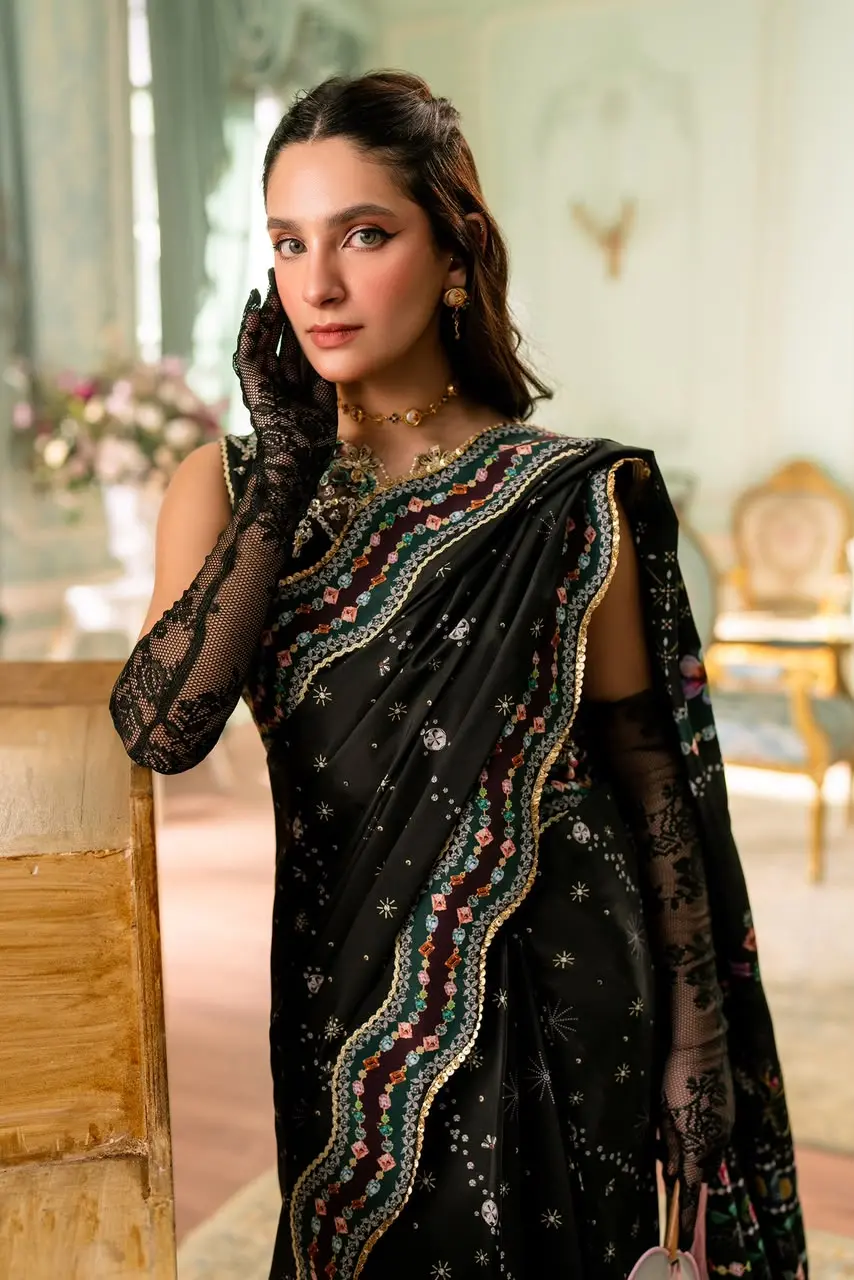 QALAMKAR LUXE SILK UNSTITCHED 