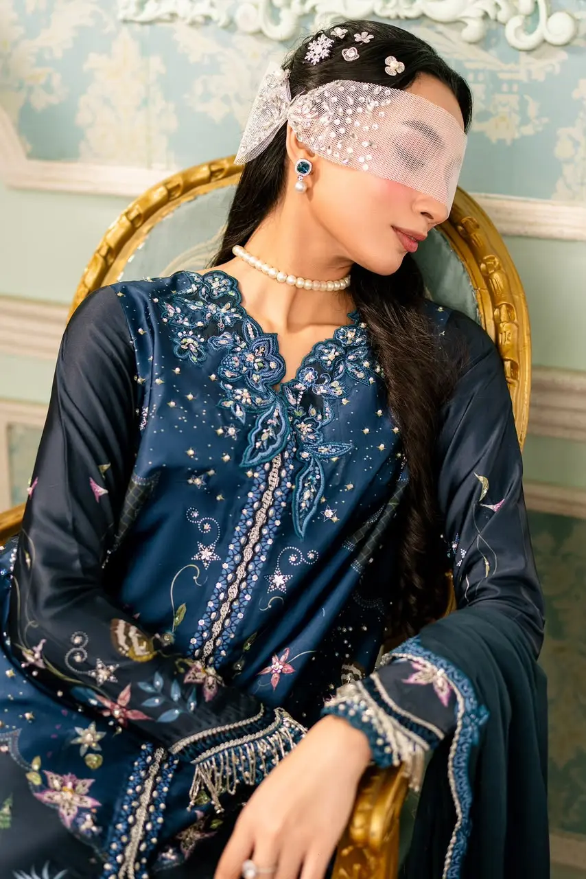 QALAMKAR LUXE SILK UNSTITCHED 