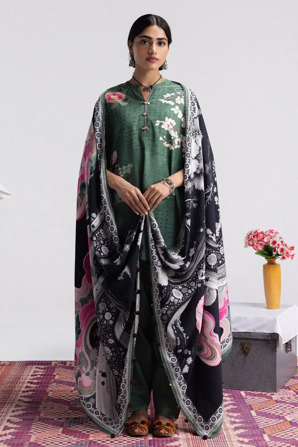 COCO PRINT WINTER UNSTITCHED 26