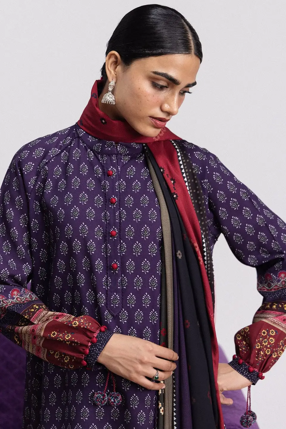 COCO PRINT WINTER UNSTITCHED 26